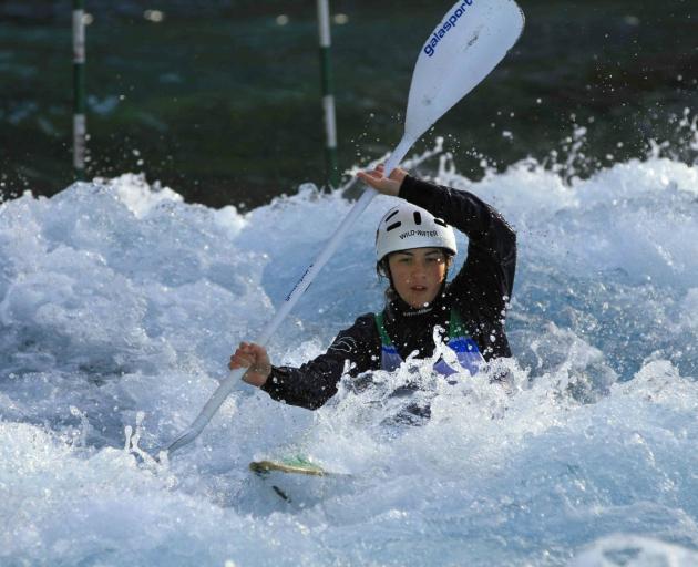 Kensa Randle in whitewater action in 2014. PHOTOS: ODT FILES/GETTY IMAGES/SUPPLIED