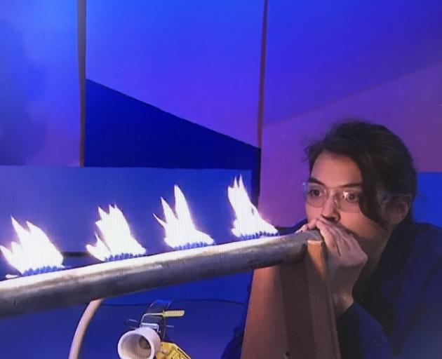 Jessa Barder from Tuhura Otago Museum is passionate about science. Here she is demonstrating how...