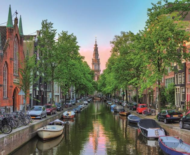 Amsterdam’s Groenburgwal canal.