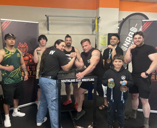Southland Arm Wrestling group members came away with great results from the New Zealand arm...