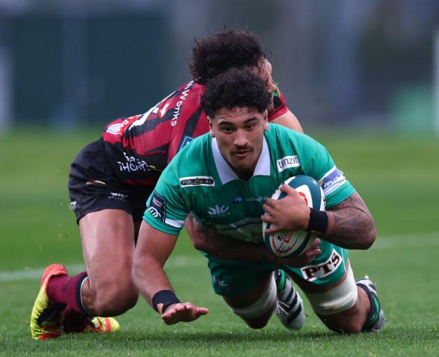 Manawatū loose forward TK Howden is expected to be named in the Highlanders squad today. PHOTO:...