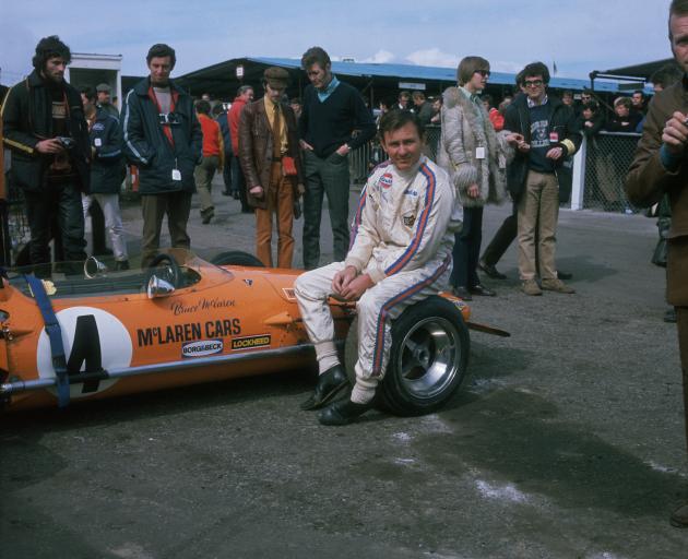 Bruce McLaren was killed in Britain in 1970 while testing a car. Photo: Getty Images