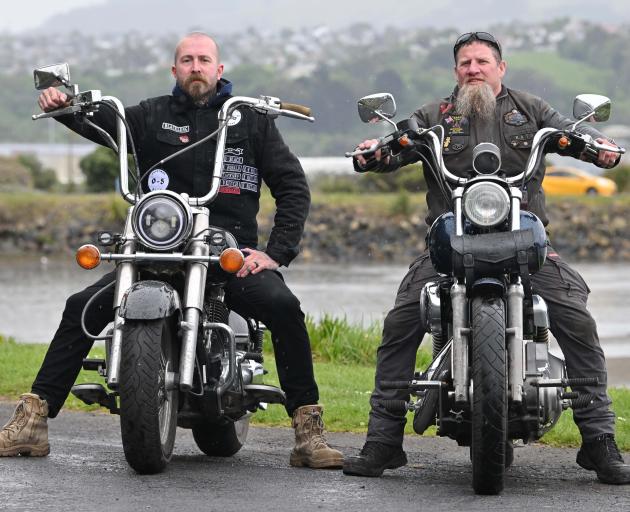 Rego Freeze Protest Ride co-ordinators Adam Black (left) and AJ Todd will be among up to 200...