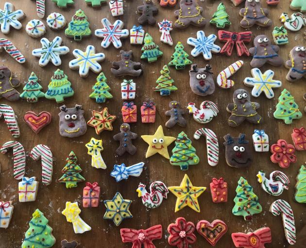 Christmas cookies made by The Starfish Collective trustee Kirsteen McLay will be sold during the...