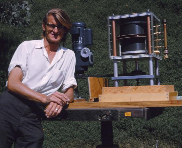 Dr John Elder inspects a microscope at the Scripps Institute in La Jolla, California. PHOTO:...