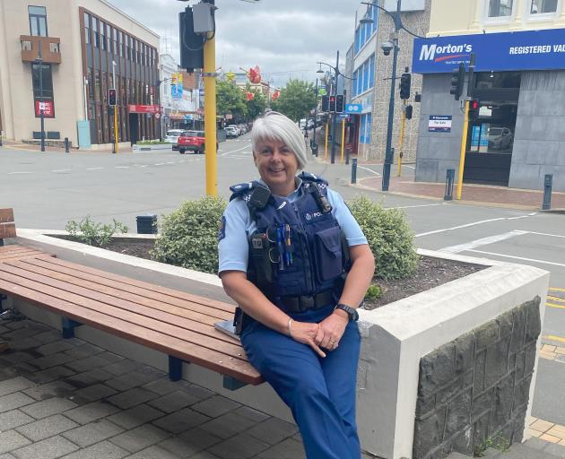 Senior Constable Jan Gibbs, who has spent 40 years on the beat in Timaru, is set to put her feet...
