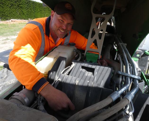 Crop manager Reuben Carter is a dab hand with a spanner in the event of heavy machinery needing a...