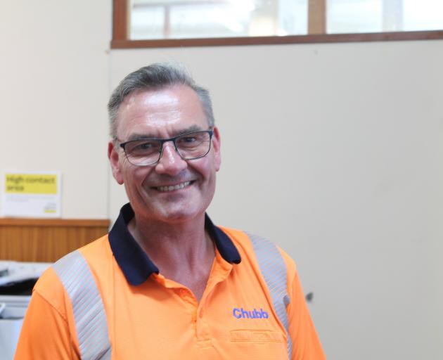 Stephen Long, fire technician for Chubb