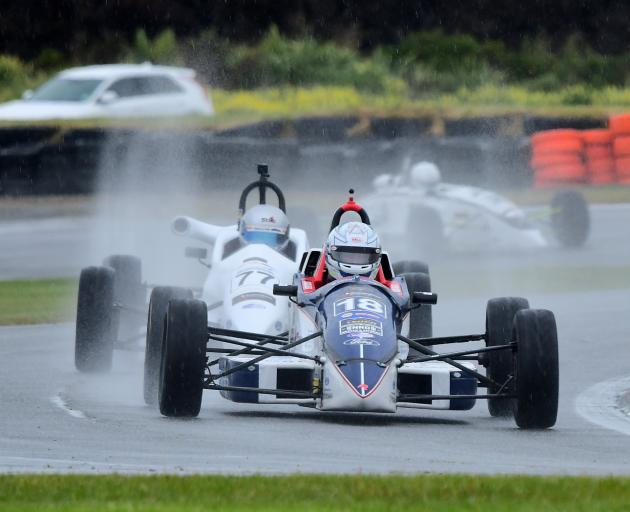 Winton race driver Jacob Begg went well in his first outing in wet race conditions in in his...