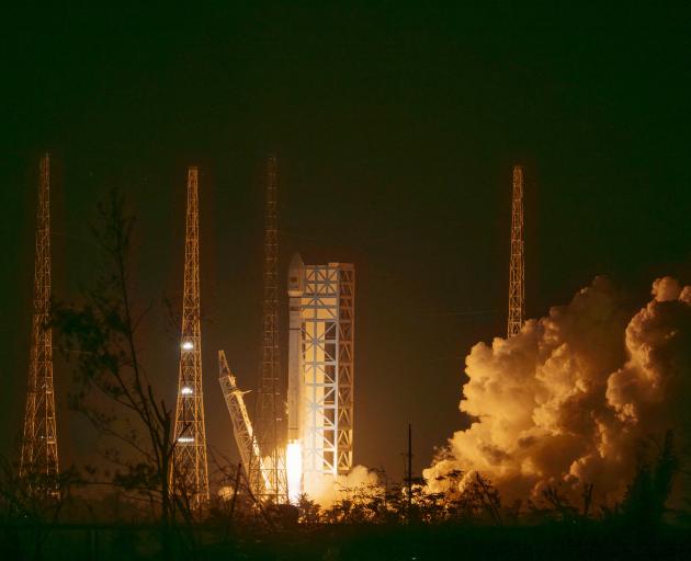 The first Long March 12 lifts off from Wenchang Commercial Space Launch Site. Photo: Getty Images