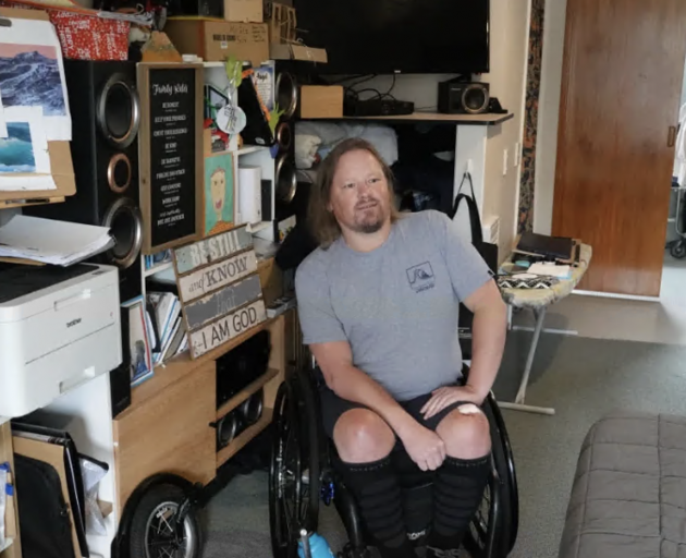 Shane Emeny hoped new home would be ready soon, but he still did not have a moving date. Photo: RNZ