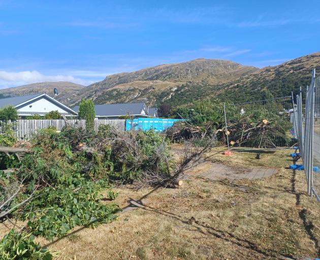 The spot where well-known Queenstown man, known only as Kurt, used to spend his days. PHOTO:...