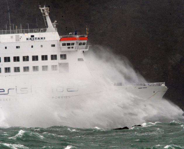 Heavy weather in Cook Strait. File photo: NZPA/Ross Setford