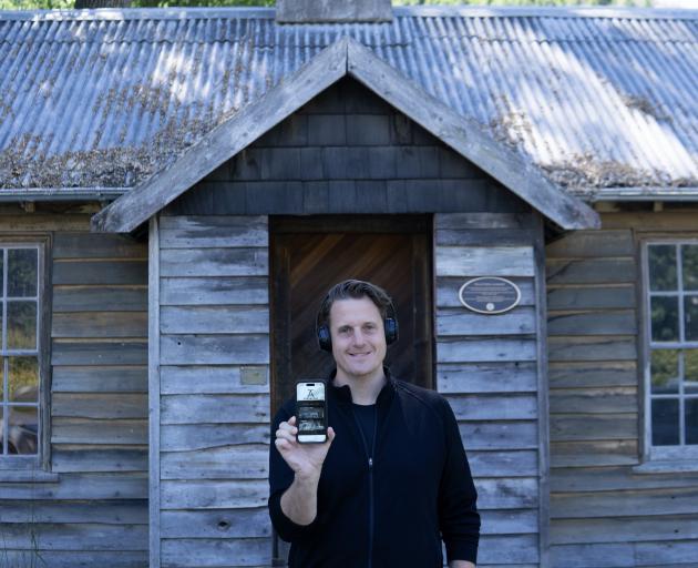 Local Nick Fifield’s just launched his new venture, Arrowtown Audio Tours. PHOTO: SUPPLIED
