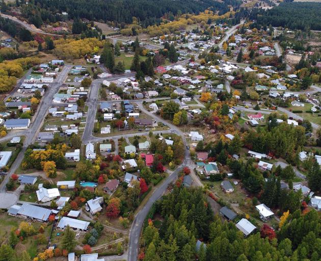 An aerial photo of Naseby shows the township is in lockdown, and that is affecting its most...