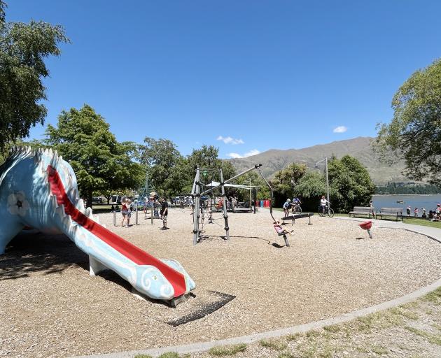 Wānaka’s Dinosaur Park was the picture of family fun yesterday with no trace of the assaults and...