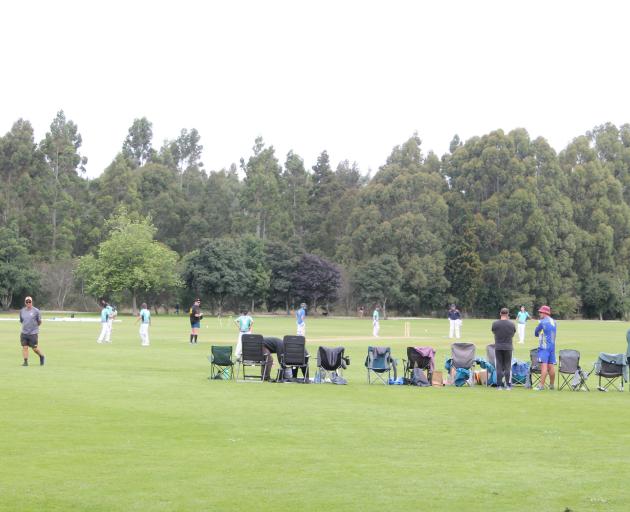 Competitors on the field during the Otago District Year 8 Boys’ Festival at Hamilton Park last...