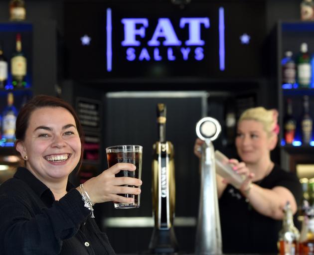 Fat Sallys of Oamaru co-owner Kristin Murdoch, left, and front-of-house employee Charlotte Harris...