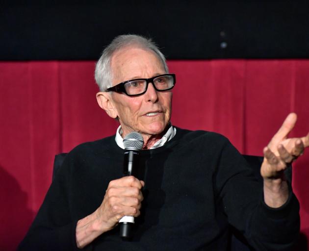 Director Jim Abrahams speaks onstage during the screening of The Kentucky Fried Movie during the...
