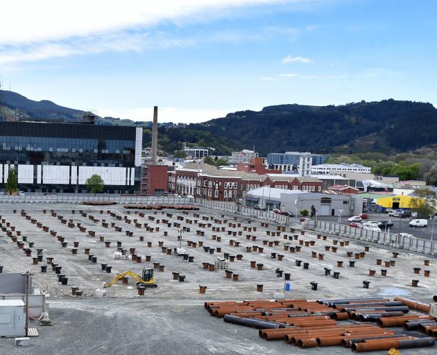 The new Dunedin hospital inpatient site. PHOTO: PETER MCINTOSH