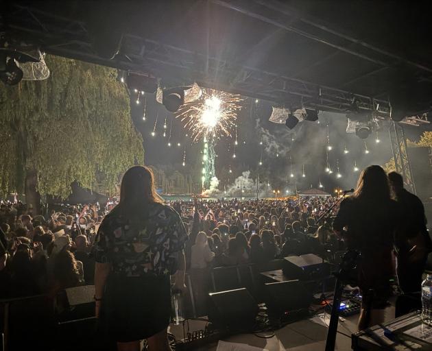 Queenstown locals and visitors come together to enjoy live music and watch the lakefront...
