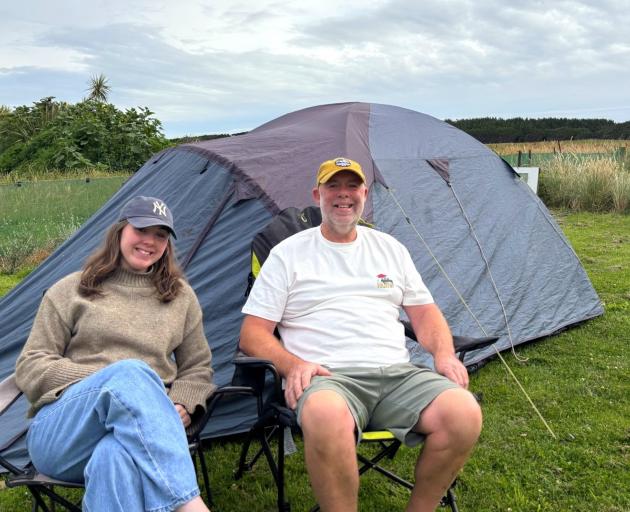Rebooth co-founder Maddison Booth and her father Gavin are collecting donated tents that will...