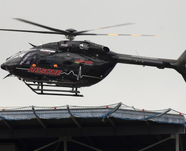 The drugs were taken from the helicopter while crews waited for the weather to clear. File photo:...