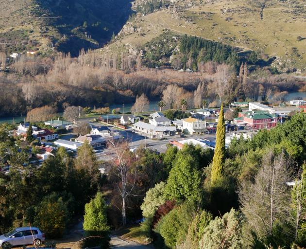 Roxburgh township is feeling the Central Otago property market boom. PHOTO: BRUCE MUNRO