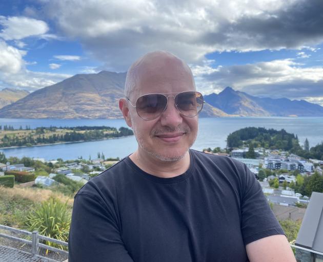 Famous road rally driver Alex Roy takes in the scenery in Queenstown last weekend. PHOTO: SUPPLIED