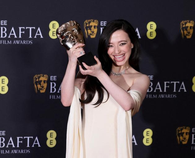 Mikey Madison won best leading actress for Anora. Photo: Reuters 