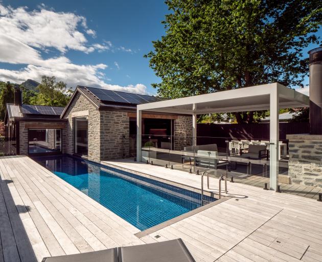 The outdoor entertainment area. PHOTO: SUPPLIED