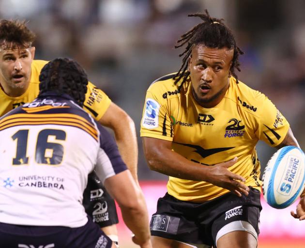  Brandon Paenga-Amosa scored the winning try for the Force - their first victory in Canberra...