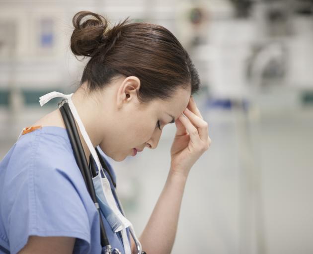 Inadequate staffing levels are leading to some nurses feeling burnt out. PHOTO: GETTY IMAGES