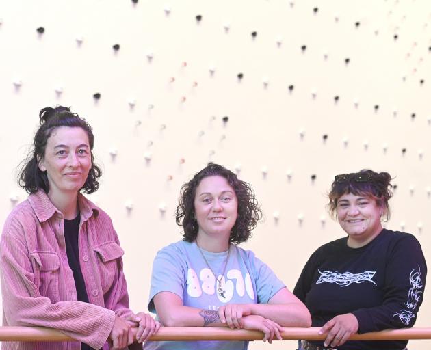 Mataaho Collective - (from left) Bridget Rewiti of Dunedin, Erena Arapere-Baker of Palmerston...