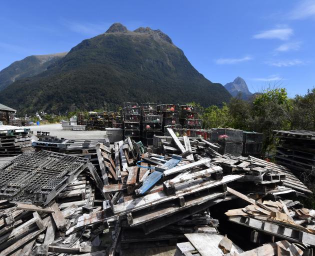 Some of the area at Deepwater Basin the Fiordland Lobster Company is required to share and keep...