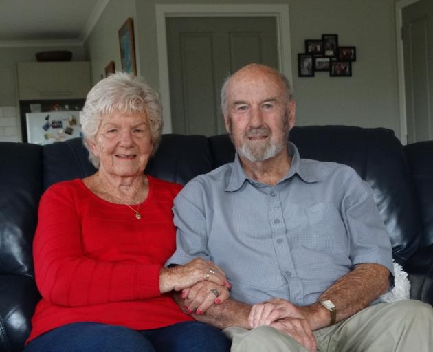 Val and Ted Tempero celebrated their 60th wedding anniversary in Oamaru last week. PHOTO: NIC DUFF