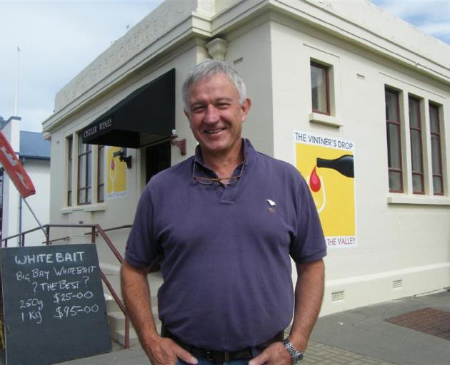 Ostler Vineyards owner Jim Jerram stands outside his Kurow cellar door and tasting room, The...