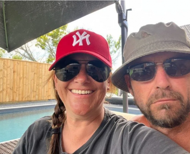 Paul Oliver and his wife Lauren. Photo: Supplied