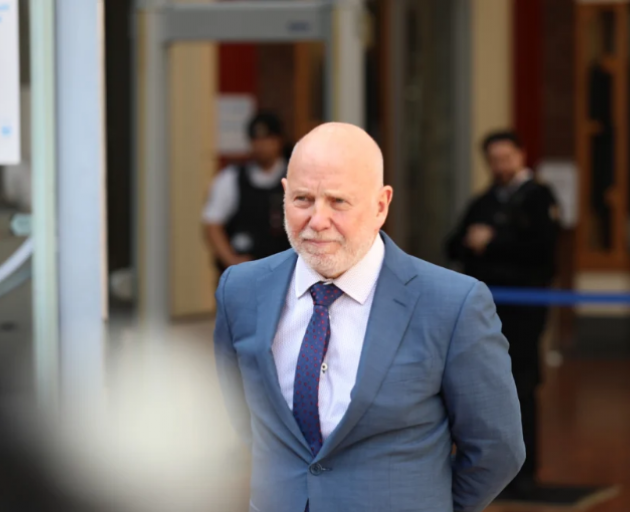 Philip Polkinghorne speaks to media after the not guilty verdict. Photo: RNZ