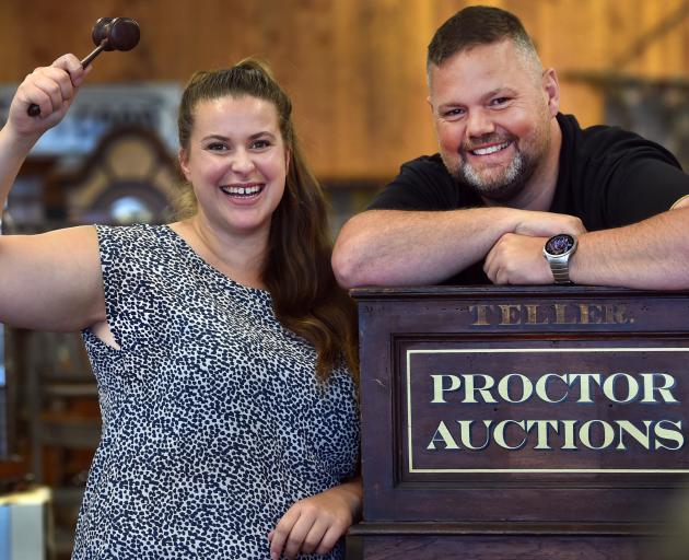 Dunedin resident Krystal Brens and Proctor Auctions owner Ronnie Proctor hope an upcoming charity...