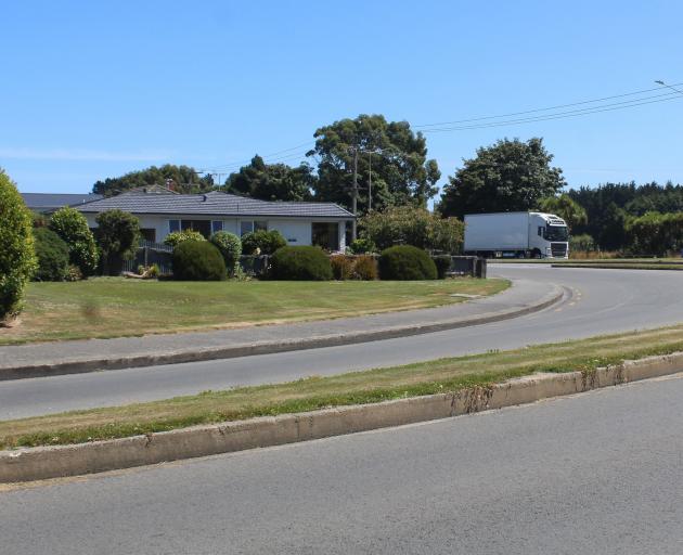 A section near a roundabout in northern Invercargill which the council is looking to dispose of....