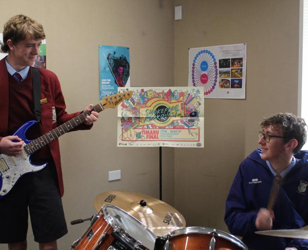 Roncalli College pupils Zach MacMillan and Hayden James will be taking to the stage as part of...