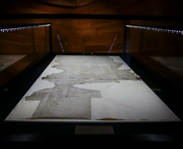 The Treaty of Waitangi. Photo: RNZ
