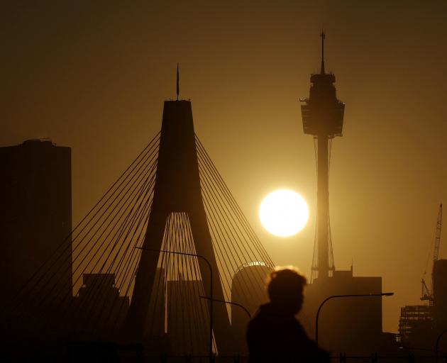 Sydney was set to reach 38°C on Sunday. Photo: Reuters