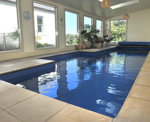 The owners use the pool every day.