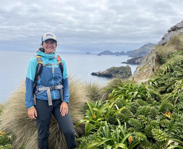 Sarah Lyttle in the subantarctic islands as NZ Nature Fund’s chief executive. PHOTO: SUPPLIED