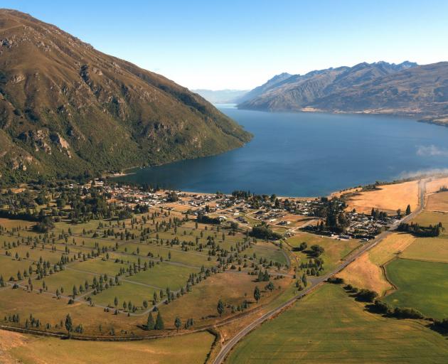 An aerial shows Kingston Village Limited’s development, south of the existing township. PHOTO:...