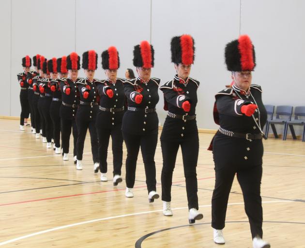 Wellington’s Bandoliers Masters in formation. PHOTOS: TONI MCDONALD