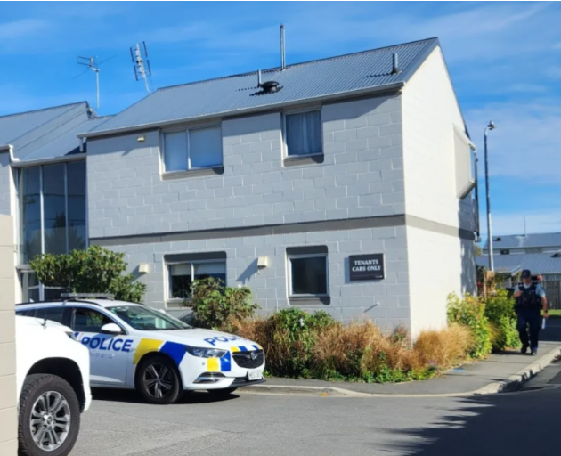 Emergency services were called to a social housing complex on Innes Road in Mairehau at about 9...