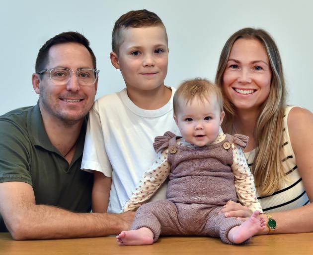 The Connor family (from left) Tom, Emerson, 9, Aria, 7 months, and Lara are urging the government...
